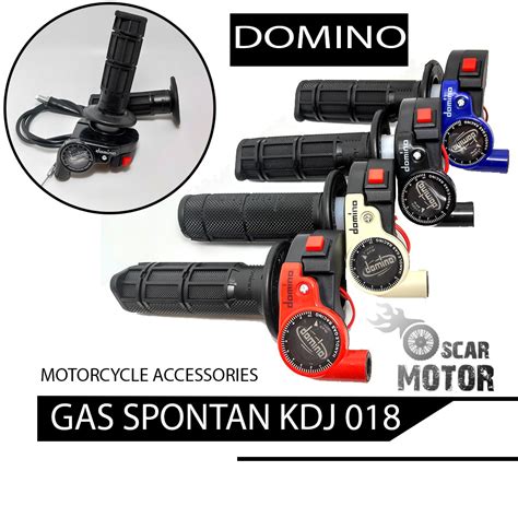 Jual Gas Spontan Domino Set KDJ 18 Warna 1 Kabel Plus Tombol Starter