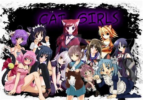 Anime Catgirls Collage By Bornanimefreak By Eddymazariegos138 On Deviantart