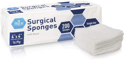 Medpride Surgical Sponges 200 Pack Gauze Pads Non India Ubuy