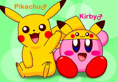 Pikachu and Kirby (Used) by Pikachu-Kirby1992 on DeviantArt