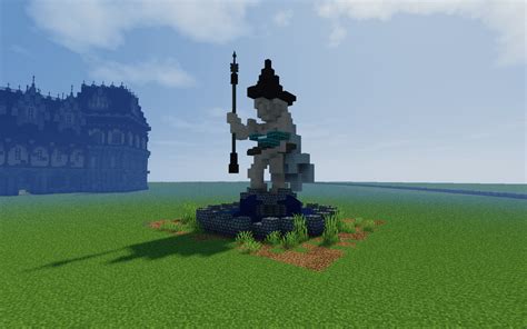 I Built A Wizard Statue Rminecraft