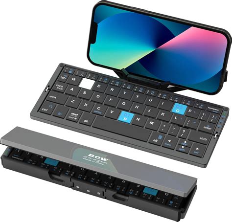 Geyes Bluetooth Keyboard Foldable Portable Folding