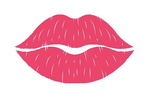 Charmingly Kissed Lipstick Kiss Cliparts For Creative Designs