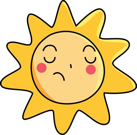 Cute Sun Cartoon Doodle Element 24703345 Png