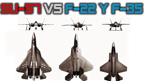 Como Se Compara El Sukhoi 57 Ruso Con Los F 22 Y F 35 Estadounidenses