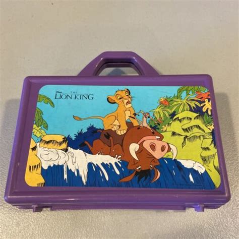 Vintage S Disney The Lion King Lunch Box Simba Timon And Pumbaa