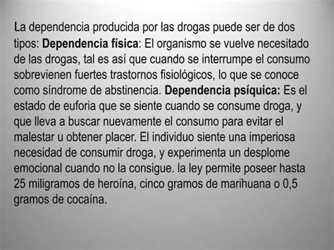 Las Drogas En Los Jovenes Ppt