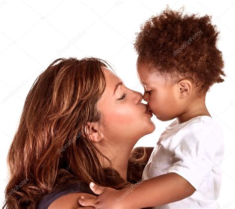 Cheerful Mother Kissing Baby Stock Photo Anna Om 49351371