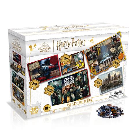 Coffret Collector En Puzzles Harry Potter Papeterie Michel