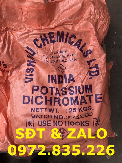 Hóa Chất Potassium Dichromate Kali Đicromat K2cr2o7 India Kdcchemical