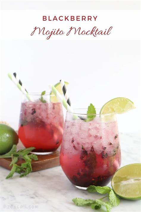 Blackberry Mojito Mocktail Recipe Liz On Call Recipe Mocktail