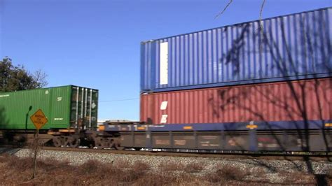 Norfolk Southern C44 9W 9363 Leads NS 209 Through Downtown Valdosta GA