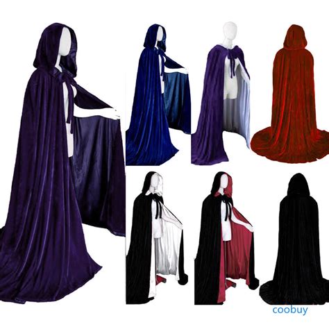 Clothing Shoes And Accessories Accessories Velvet Hot Hooded Cloak Long