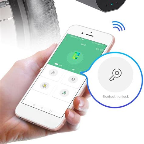 Bike Lock Bluetooth Fingerprint Lock Anti Theft Wa Grandado