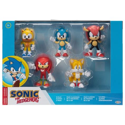 Sonic the Hedgehog 6cm Action Figure 5 Pack | Smyths Toys Ireland