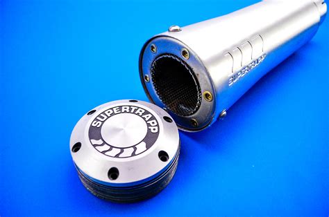 SuperTrapp 4 Aluminum Universal Silencer With 2 5 Inlet