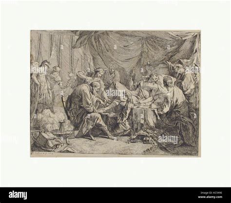 Tod Von Antiochus Nach Seinem Sturz Noël Hallé 1738 Stockfotografie Alamy