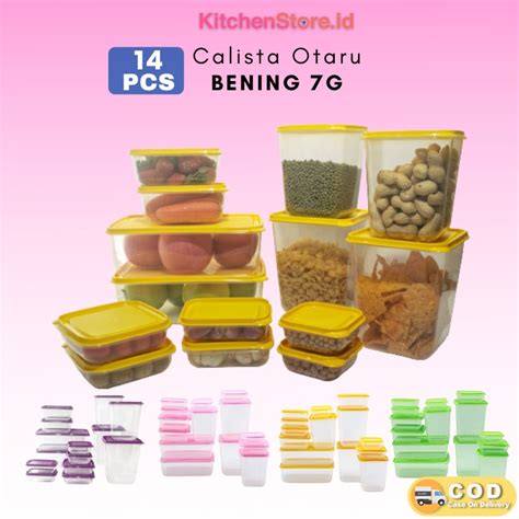 Jual Toples Bening Calista Otaru Sealware Pcs Tempat Bumbu Dapur