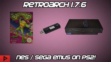 Run Retroarch 1 7 6 On Modded Ps2 Play Nes And Sega Games Youtube