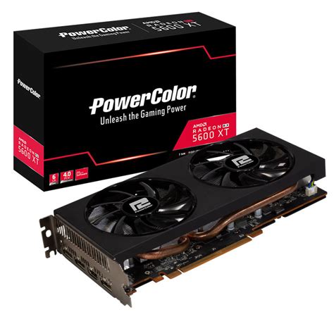 PowerColor Radeon RX 5600 XT 6GB [AXRX-5600XT-6GBD6-3DH/OC] : PC Case Gear