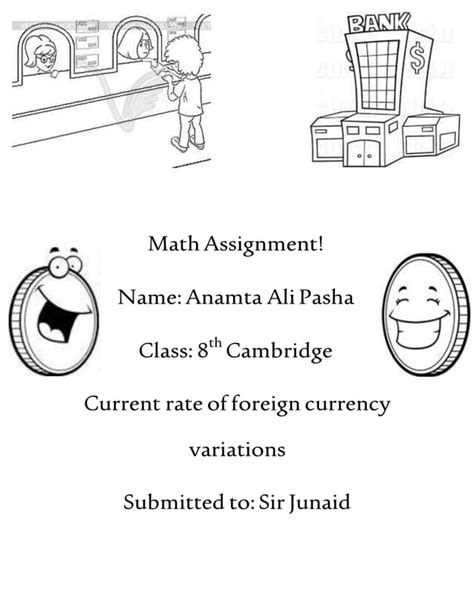 Currency Variation Maths Assignment Pdf