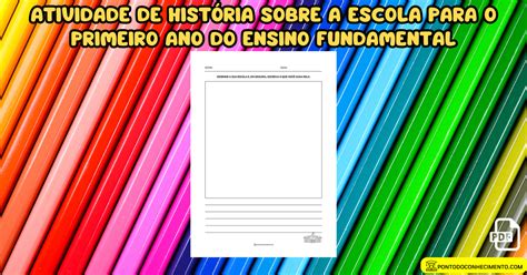 Atividades Para O Primeiro Ano Do Ensino Fundamental