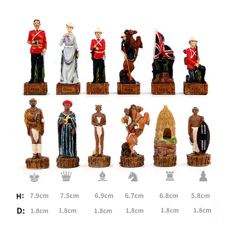 Chess Games Luxury Knigh Unusual Character Theme Hand-painted Multiple ...