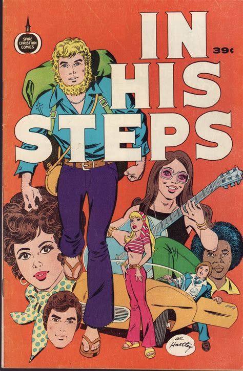 Just Plain Strange In His Steps Spire Christian Comics 1977 ~ Off The Beaten Panel