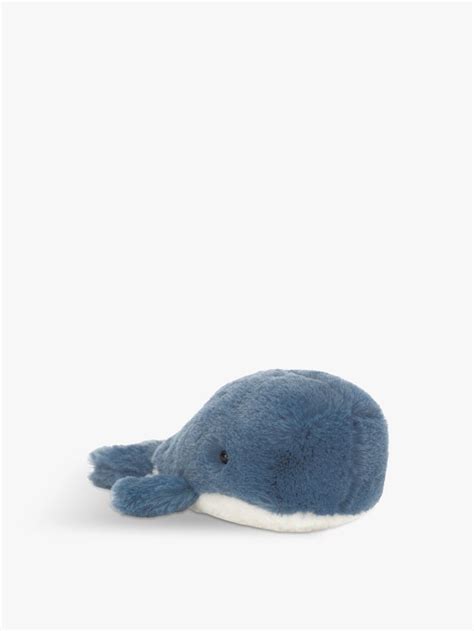 Jellycat Wavelly Whale Blue Teddy Bears Soft Toys In