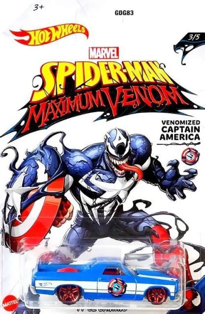 HOT WHEELS MAXIMUM Venom Venomized Spider Man Scale Character Car Marvel PicClick UK