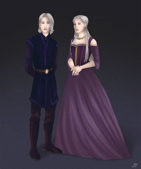 Prince Aelor And Princess Aelora Targaryen By Jota Saraiba On Ig