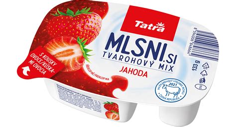 Tatra Mlsni si Tvarohový mix jahoda 133g