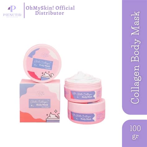 Jual Dist Resmi Gluta Collagen Body Mask Ohmyskin Shopee Indonesia