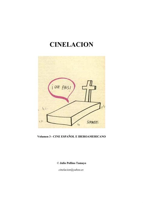 Cinelacion Volumen Cine Espa Ol Julio Pollino Tamayo Pdf