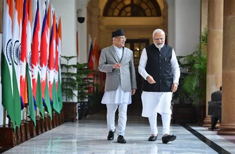 Pm Dahal Indian Pm Modi Hold Telephonic Conversation Nepal Press