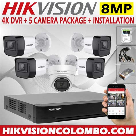 Hikvision K Turbo Hd Dvr Mp Bullet Cameras Installation Package