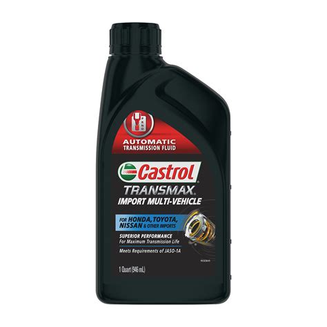 Castrol Transmax Import Multi Vehicle Automatic Transmission Fluid 1 Quart