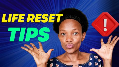 10 Easy Ways To Reset Your Life In 2023 I Reinvent Yourself I Real Talk