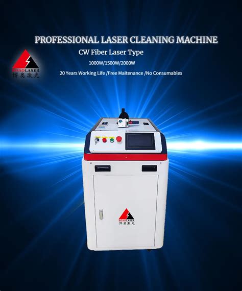 Boao Laser Cleaner 1500w 2000 Watt 3kw Professional Removal Machine