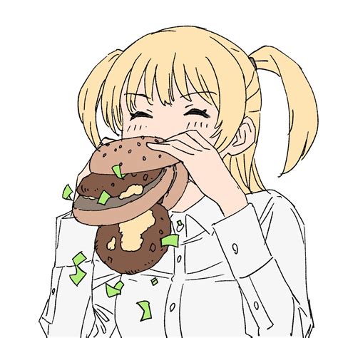 Hamburger Anime Drawings