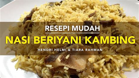 Nasi Beriyani Kambing Youtube