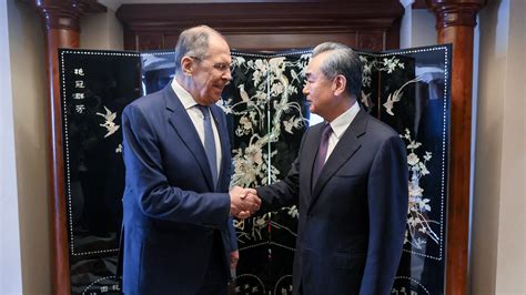 Foreign Ministers Of China And Russia Confer Phone After Jeddah Talks