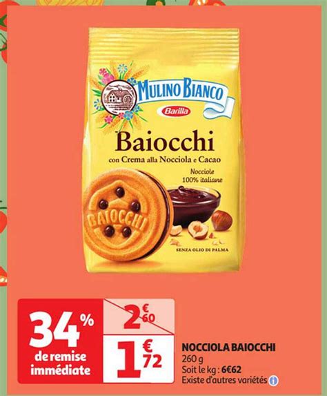 Promo Nocciola Baiocchi Mulino Bianco Chez Auchan ICatalogue Fr