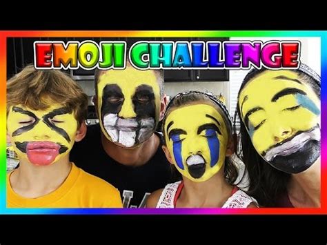 Emoji Face Paint Challenge We Are The Davises Healthy Fun Fitness