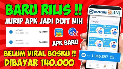 Apk Apprize Baru Rilis Mirip Apk Jadi Duit Penghasil Uang Aplikasi