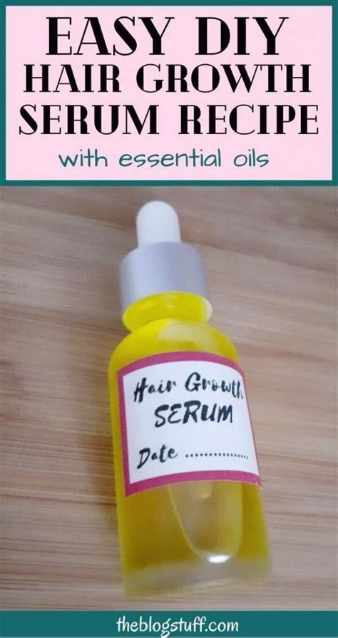 Easy Diy Hair Growth Serum Recipe With Essential Oils It Works For Me