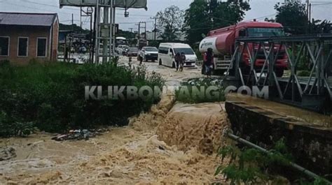 Jelang Lebaran 2022 Hulu Sungai Meluap Bontang Waspada Banjir