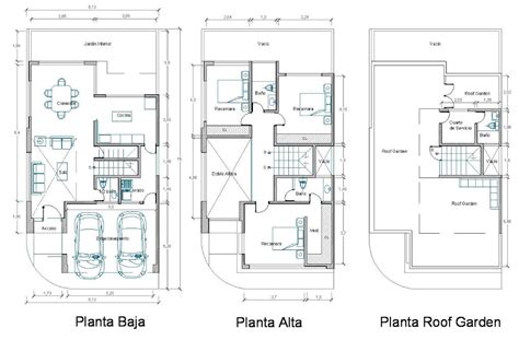 Planos De Casas Con Sala A Doble Altura Planos Arquitectonicos The