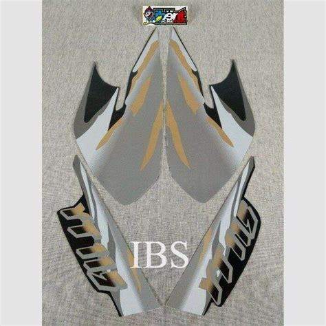 Stiker Striping Lis Standar Ori Yt Yt Silver Polet Lazada