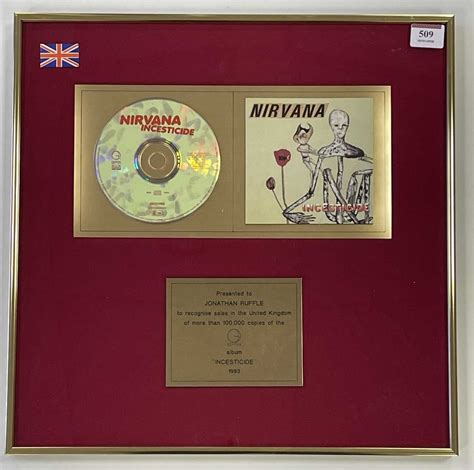 Lot 43 Nirvana Insecticide Gold Disc Award